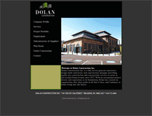 Tablet Screenshot of dolanconstructioninc.com